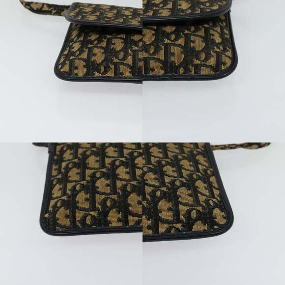 DIOR Trotter Canvas Shoulder Bag Navy - Picture 10 of 12